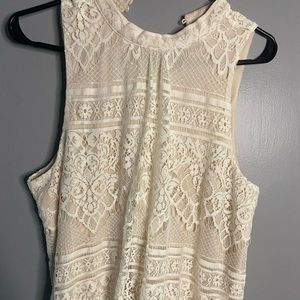 Lacy tank top